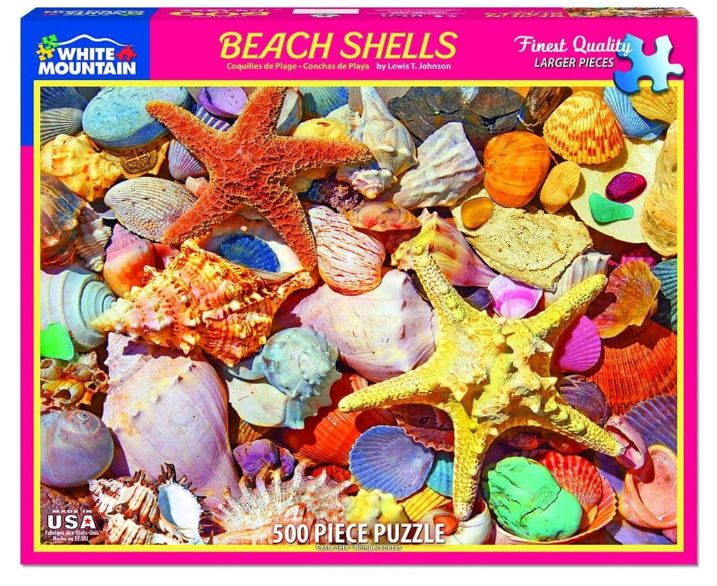 Beach Shells-500 Piece Puzzle puzzle White Mountain 