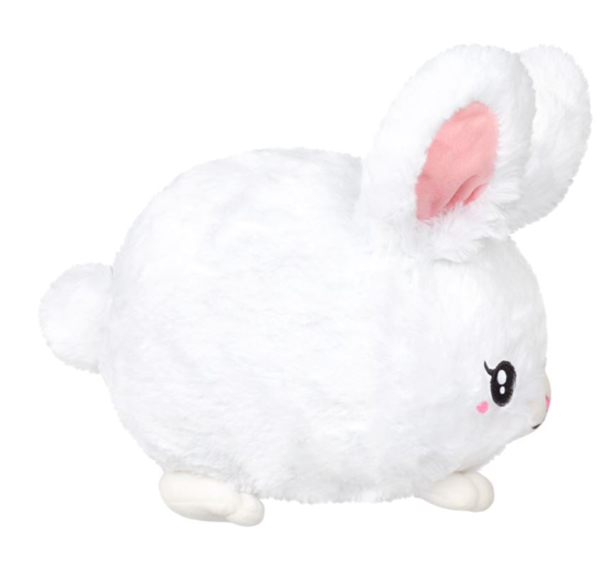 Mini Squishable White Fluffy Bunny Plush Squishable 