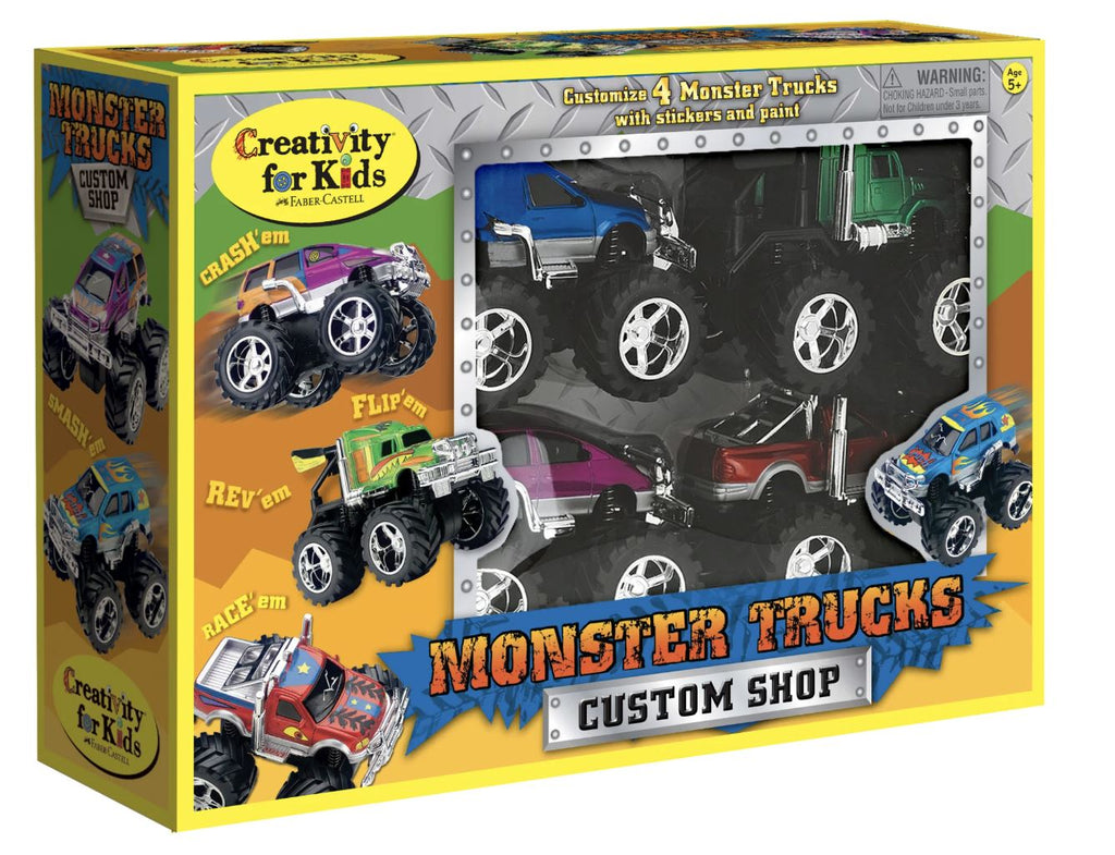 Monster Trucks Custom Shop Toys Faber Castell 