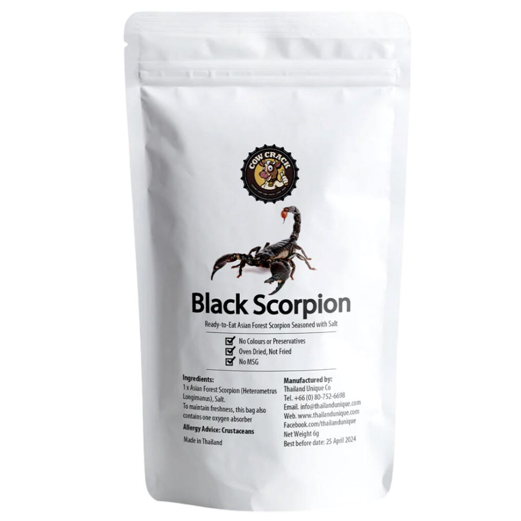 Oven Dried Black Scorpion Food Cow Crack Wholesale 