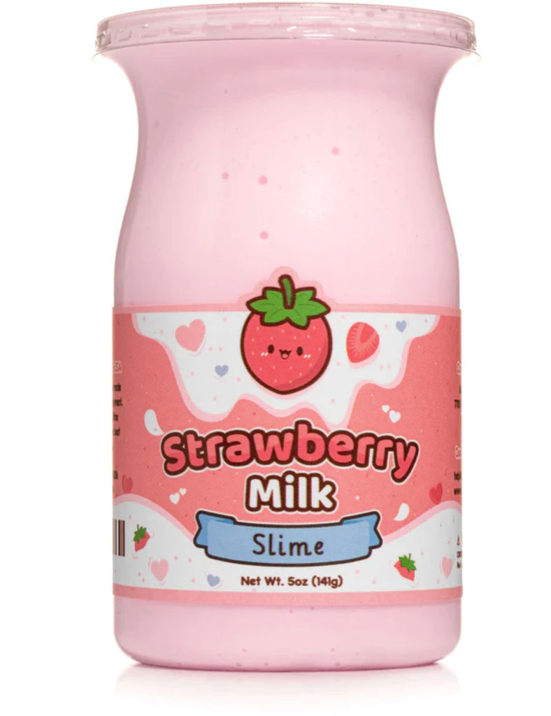 Strawberry Milk Glossy Slime Slime Kawaii Slime Company 