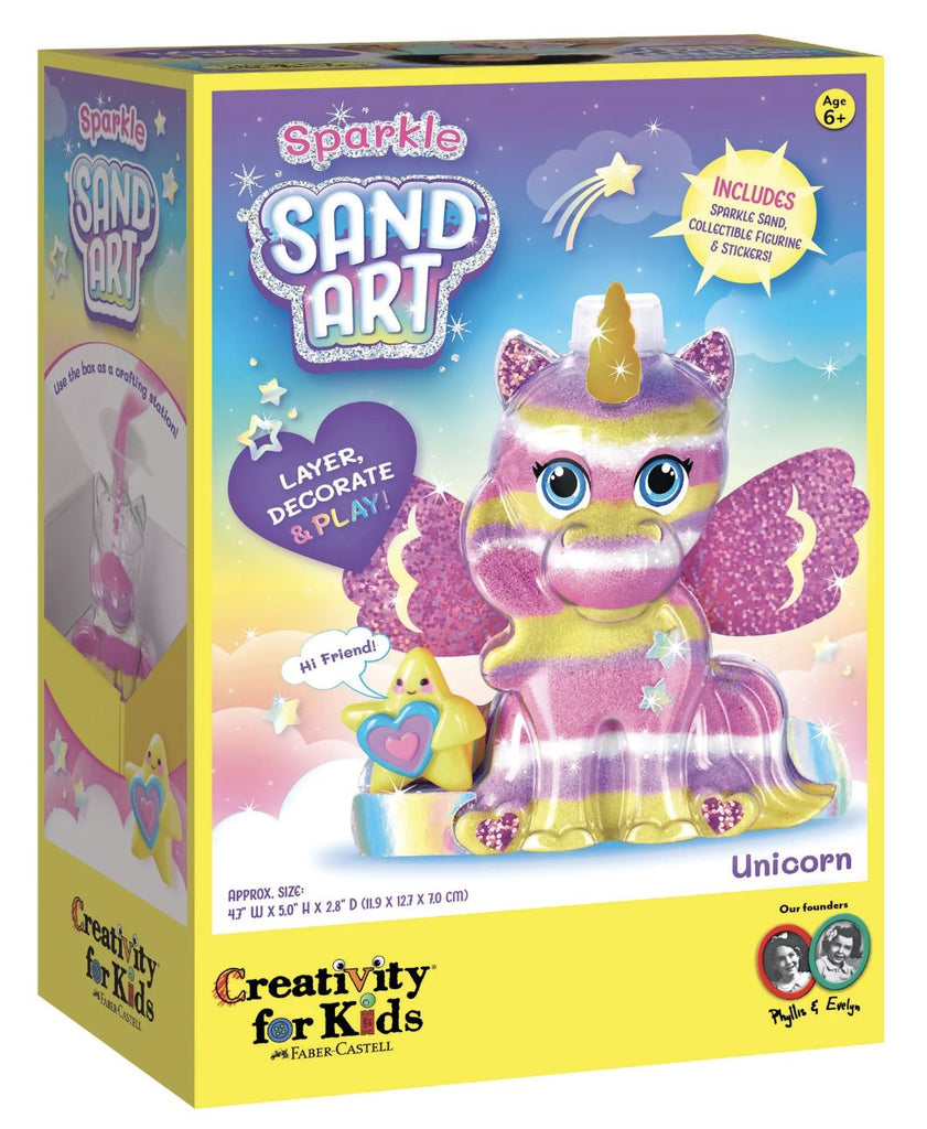 Unicorn Sparkle Sand Art Toys Faber Castell 