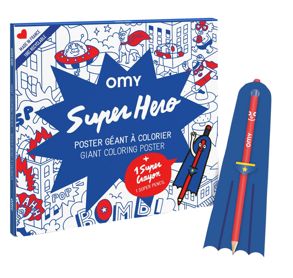 Giant Super Hero Poster Arts & Crafts omy 