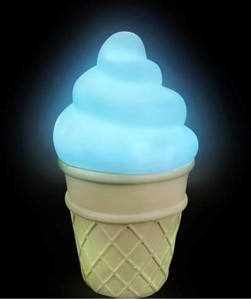 Ice Cream Cone LED Tap Lamp Fun! La Luna Bella 