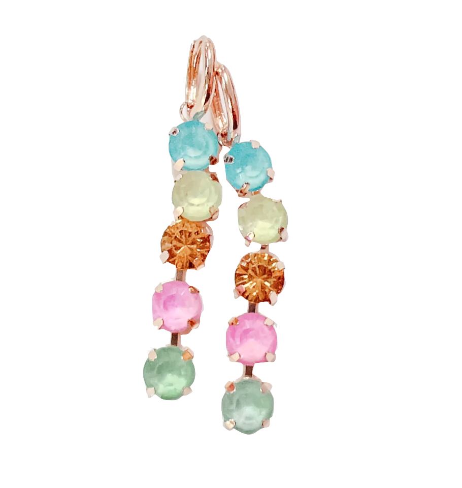 Myra Pastel Dangle Earrings Treasure Jewels 