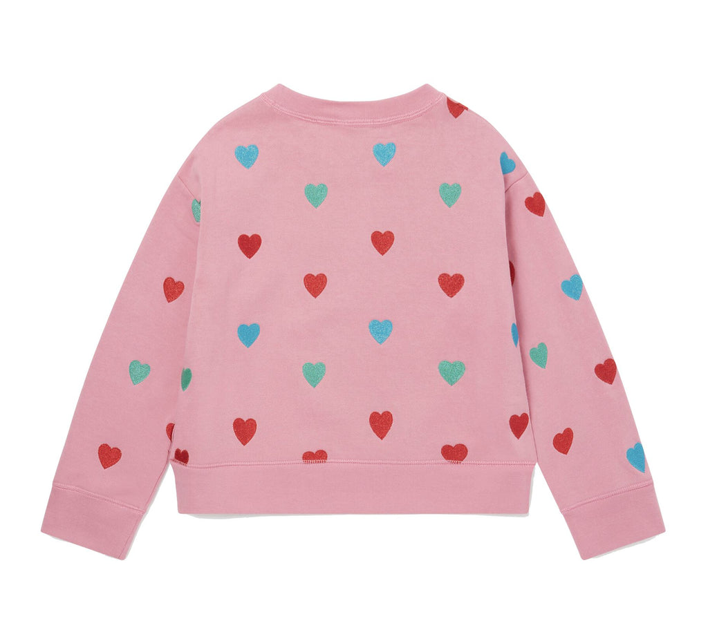 Stella McCartney Kids Heart Print Sweatshirt sweatshirt Stella McCartney Kids 