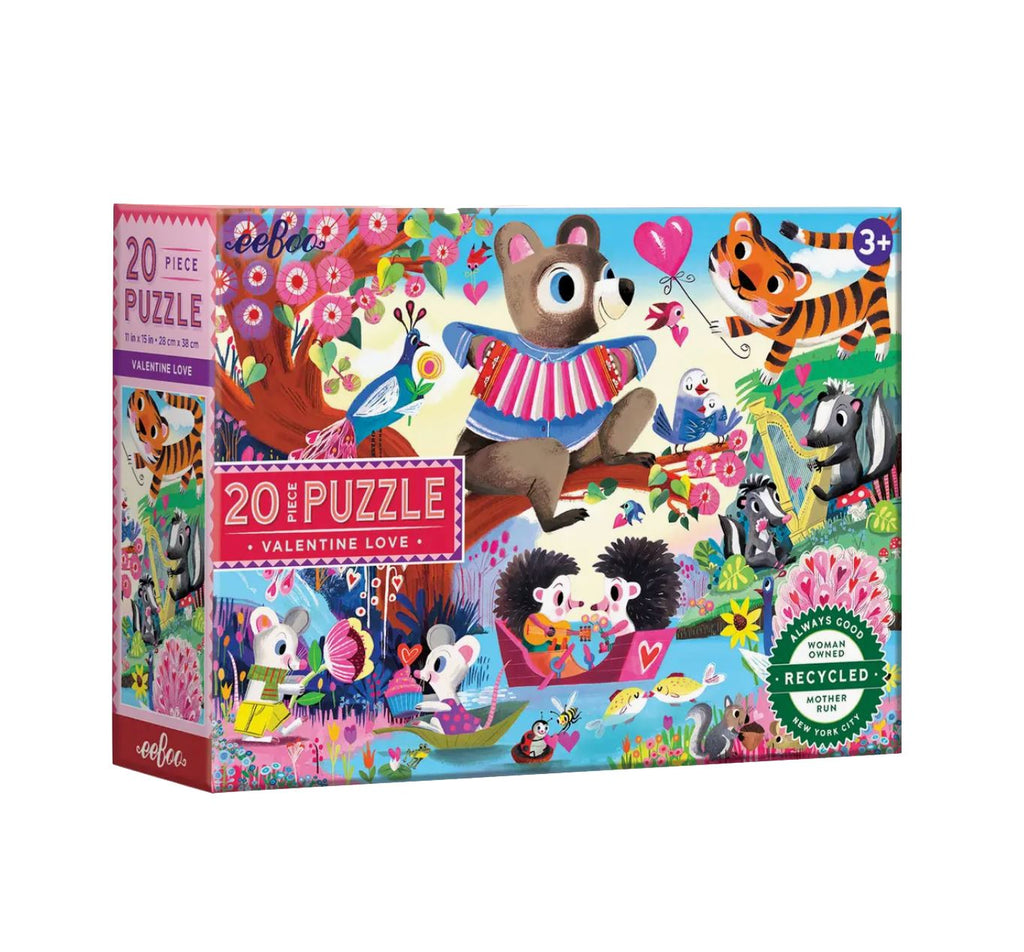 Valentine Love 20 Piece Puzzle Fun! eeBoo 