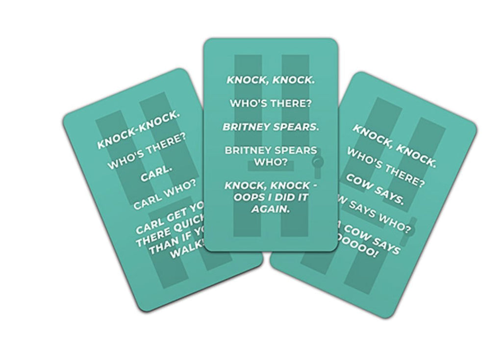 100 Knock, Knock Jokes cards Gift Republic 