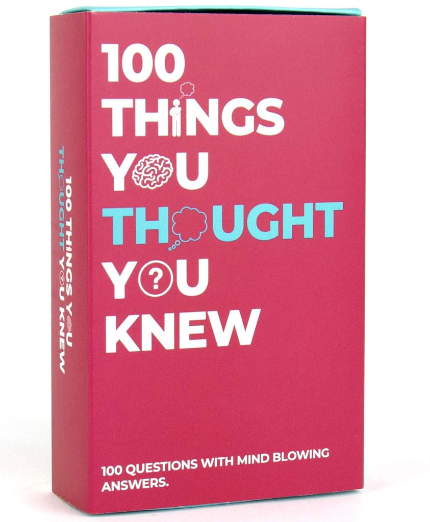 100 Things You Thought You Knew Games Gift Republic 