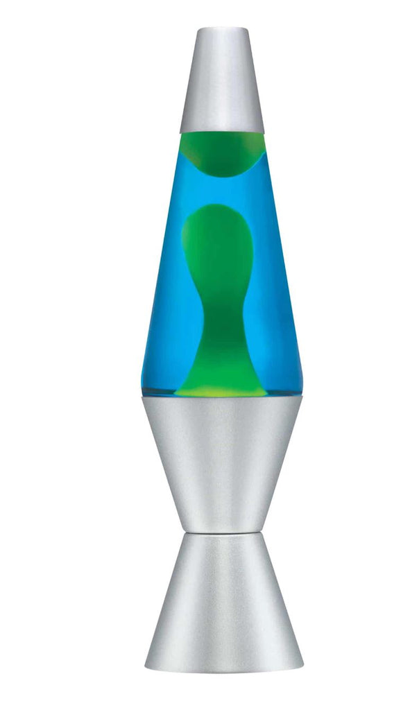 14.5" Lava Lamp-Yellow/Blue/Silver Lamp Schylling 