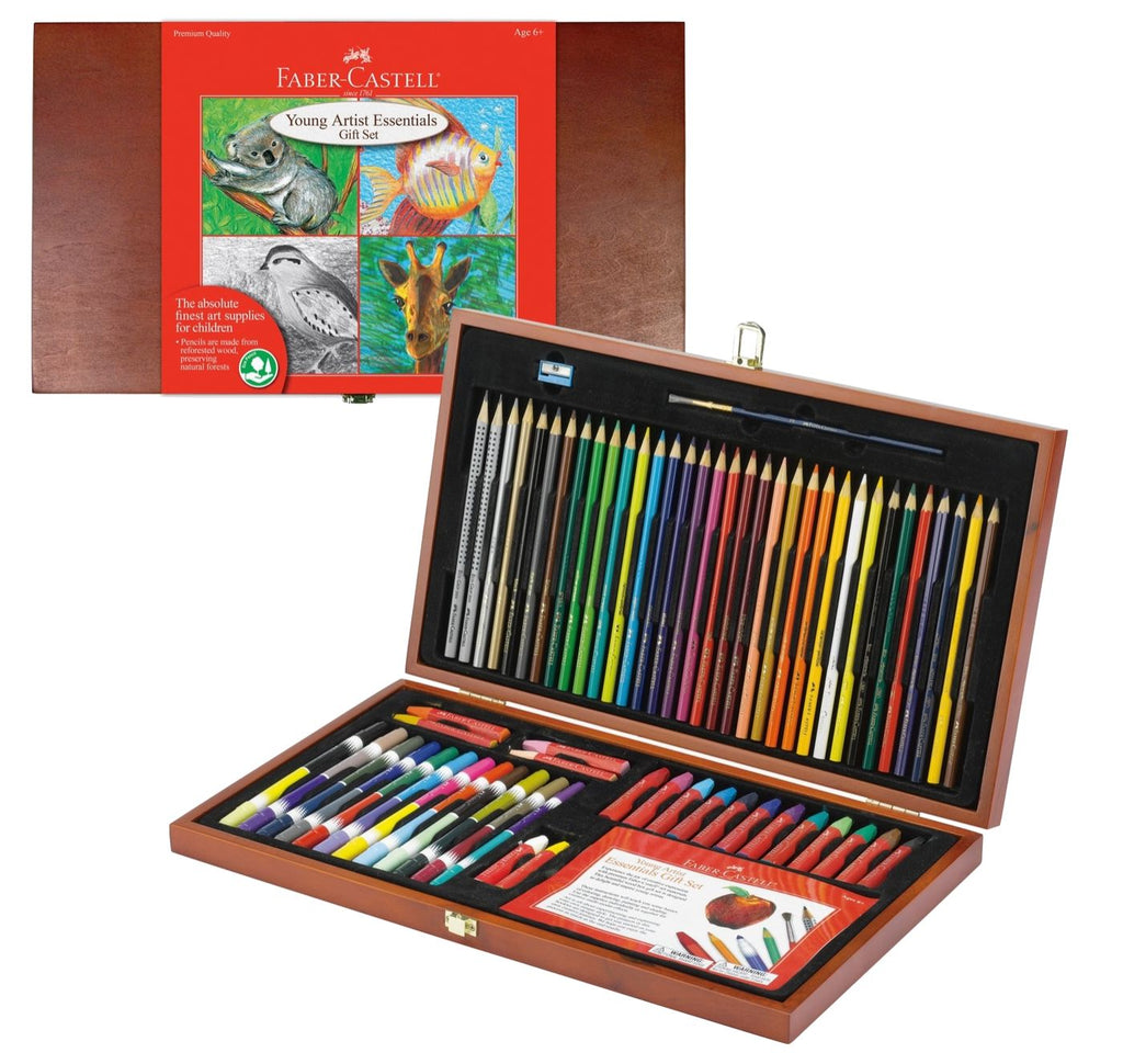 64- Piece Young Artist Essentials Art Set Arts & Crafts Faber Castell 