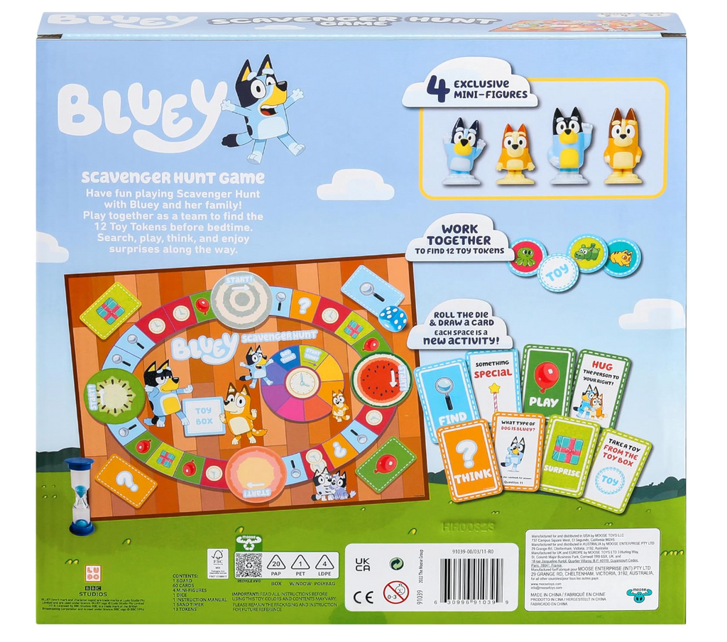 Bluey Scavenger Hunt Game