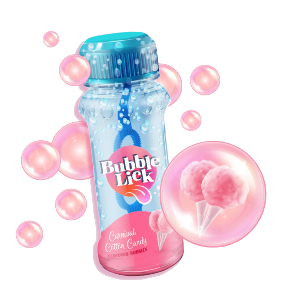 BubbleLick Cotton Candy Flavored Bubbles You Can Lick