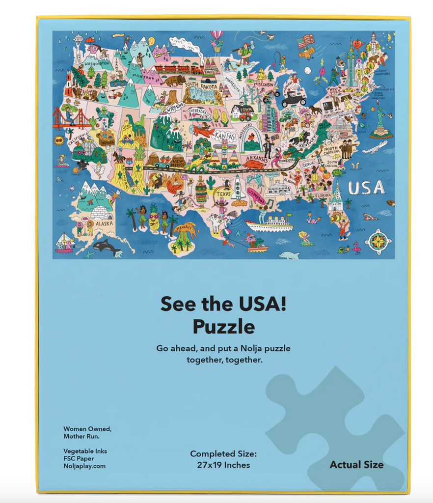 Nolja See the USA 100pc Jigsaw Puzzle