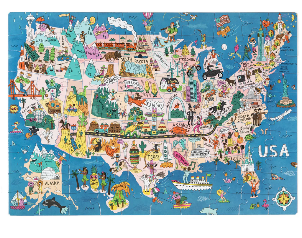 Nolja See the USA 100pc Jigsaw Puzzle