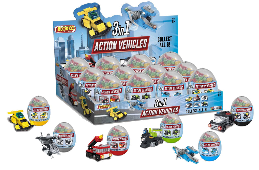 Action Vehicles Blokko Mini-Kits Toys Anker Play Products 