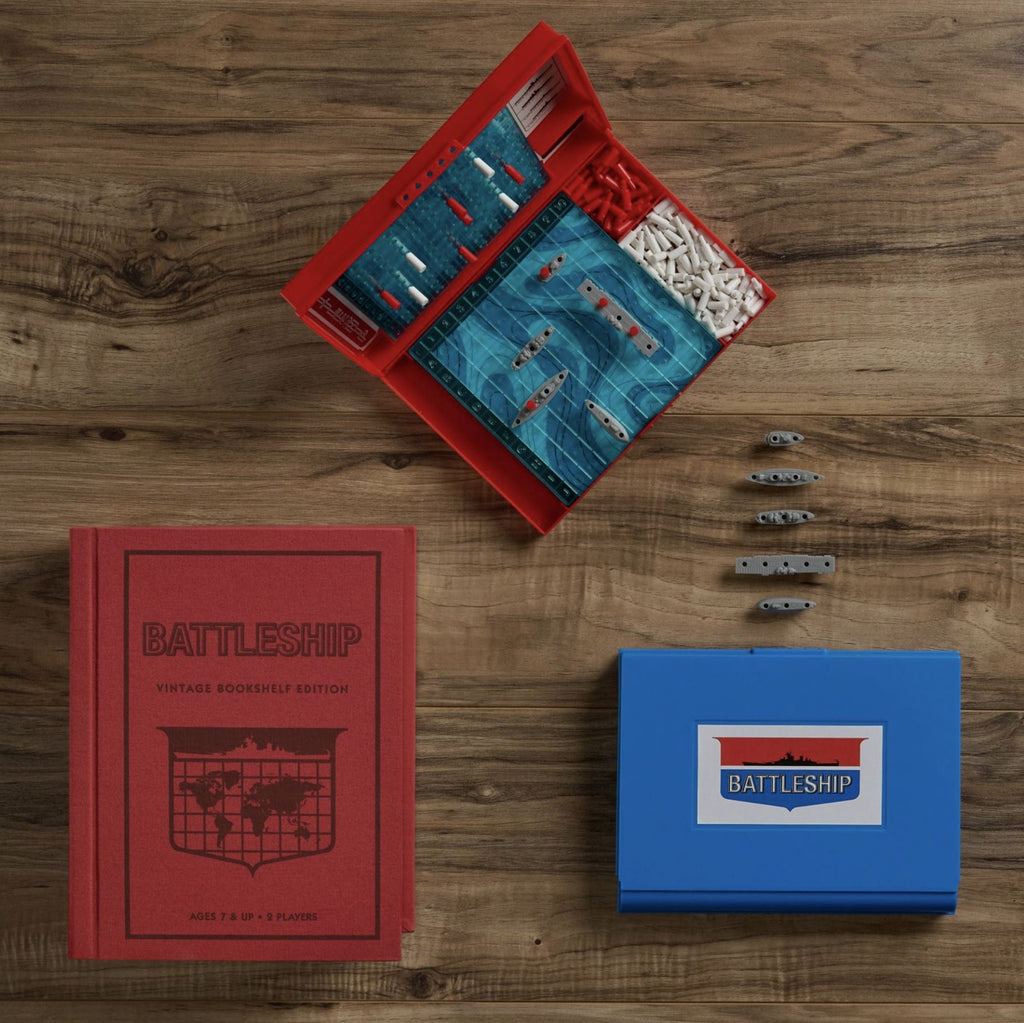 Battleship Vintage Bookshelf Edition Games WS Game Company 