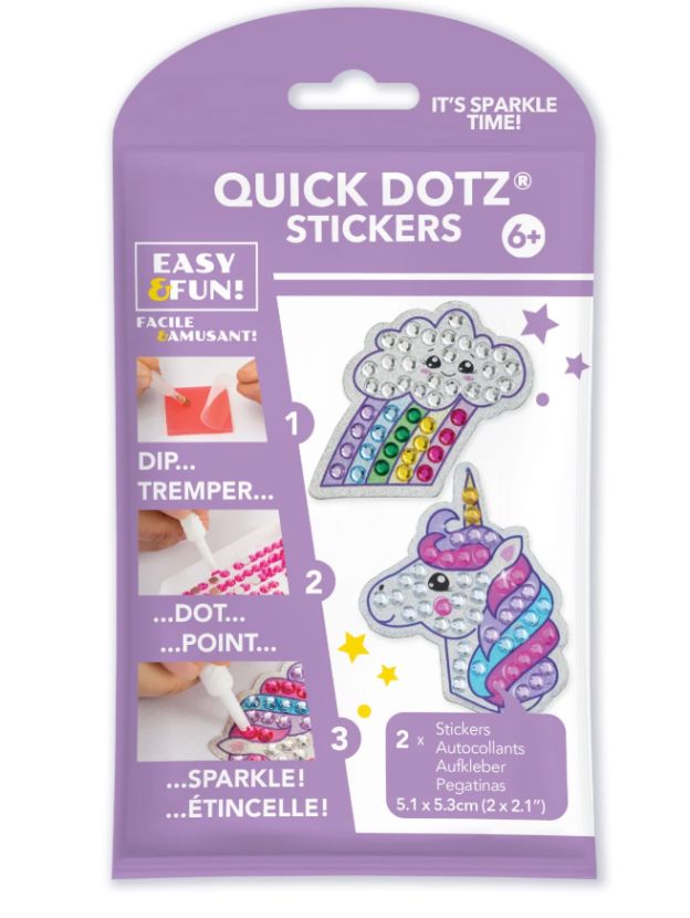 BIG DOTZ Stickers Pack - Rainbow Unicorn Sticker Toysmith 