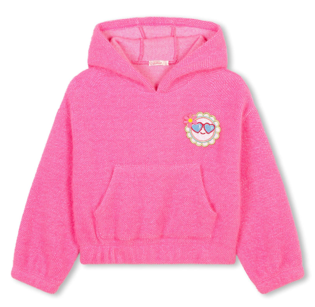 Billieblush Hooded Sweatshirt With Badge sweater Billieblush 