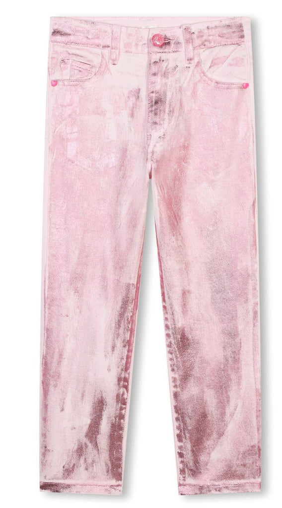 Billieblush Metalic Twill Pants Pants Billieblush 