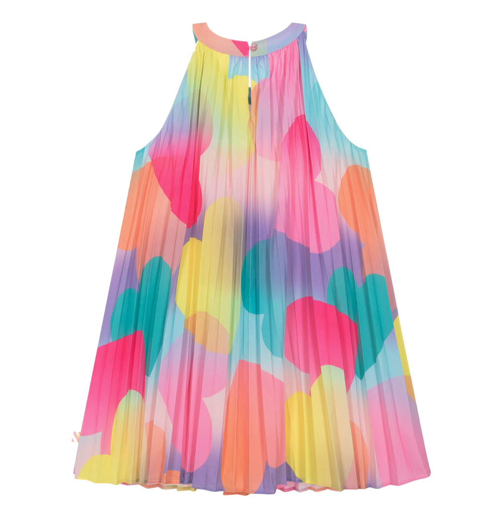 Billieblush Multicolor Print Pleated Dress Dress Billieblush 