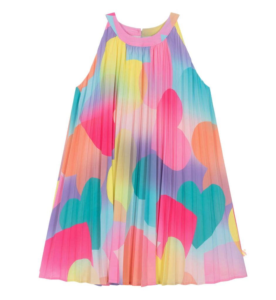 Billieblush Multicolor Print Pleated Dress Dress Billieblush 