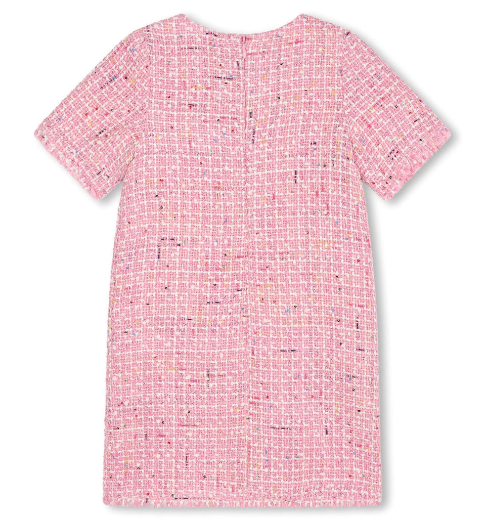 Billieblush Short Sleeve Tweed Dress Dress Billieblush 