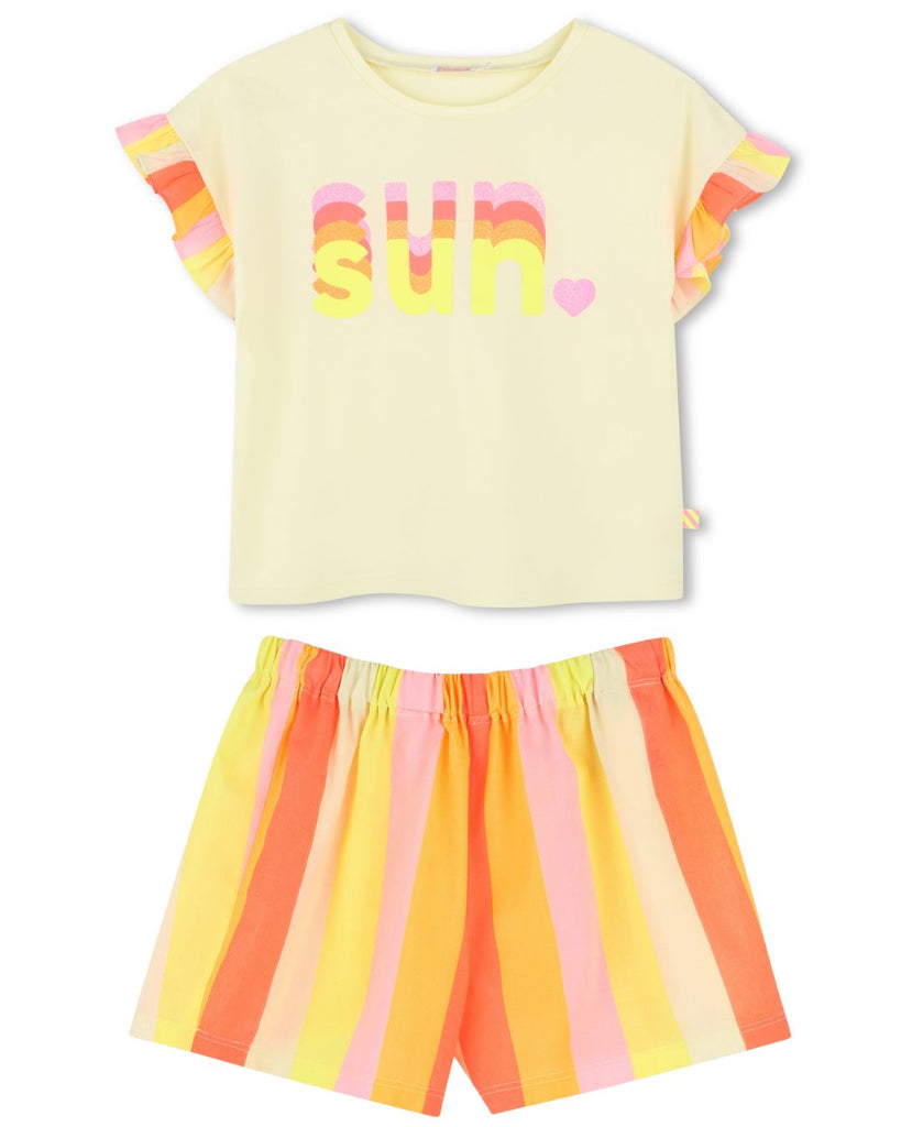 Billieblush Sun T-Shirt & Shorts Set 2 PC SET Billieblush 