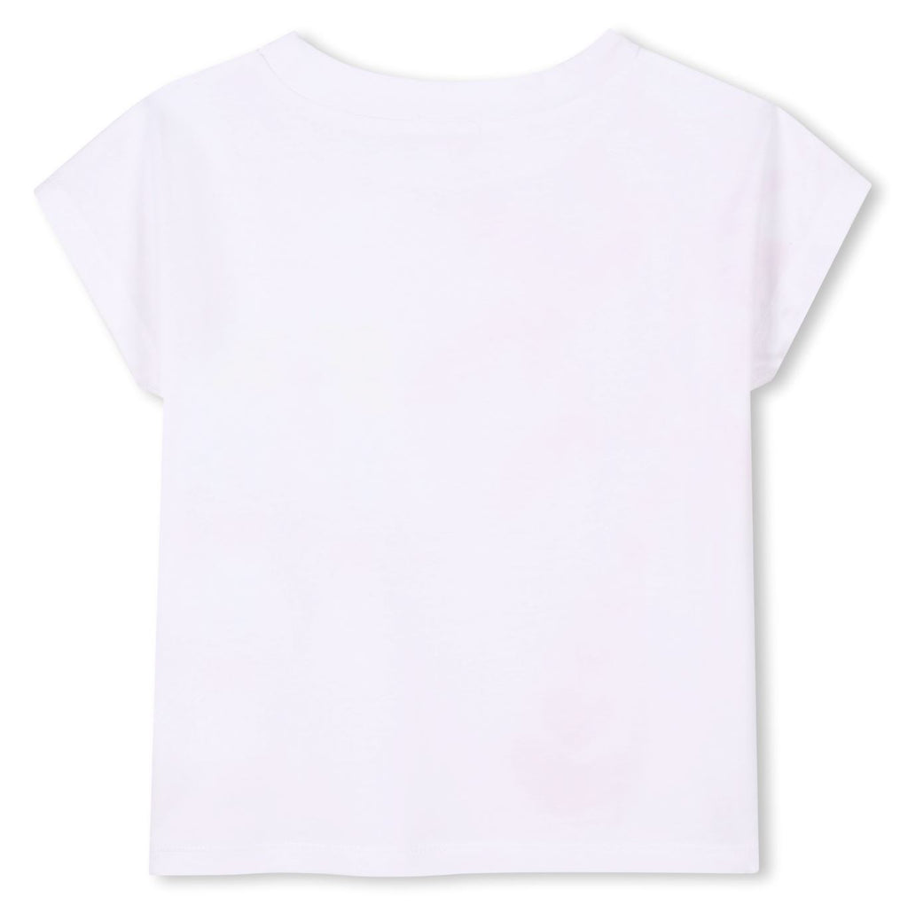 Billieblush White Graphic T-Shirt Tops Billieblush 