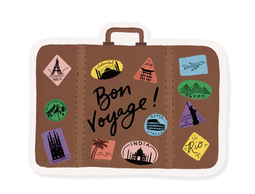 Bon Voyage Sticker stickers Slightly Stationery 