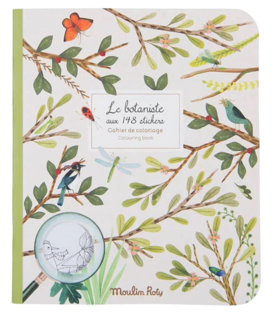 Botanist Coloring and Sticker Book Coloring Poster Speedy Monkey 