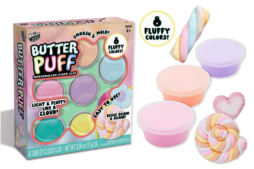 Butter Puff Marshmallow Cloud Clay Slime Anker Play Products 