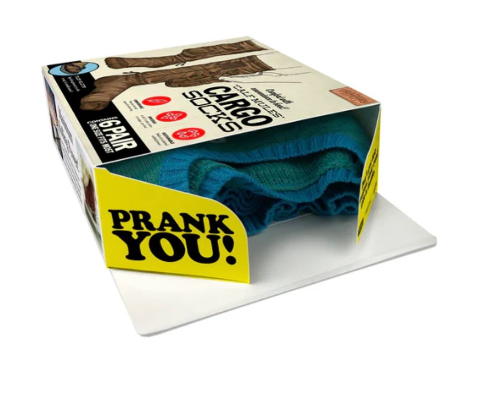 Cargo Socks-Prank Gift Box Prank and Gags Prank-O 