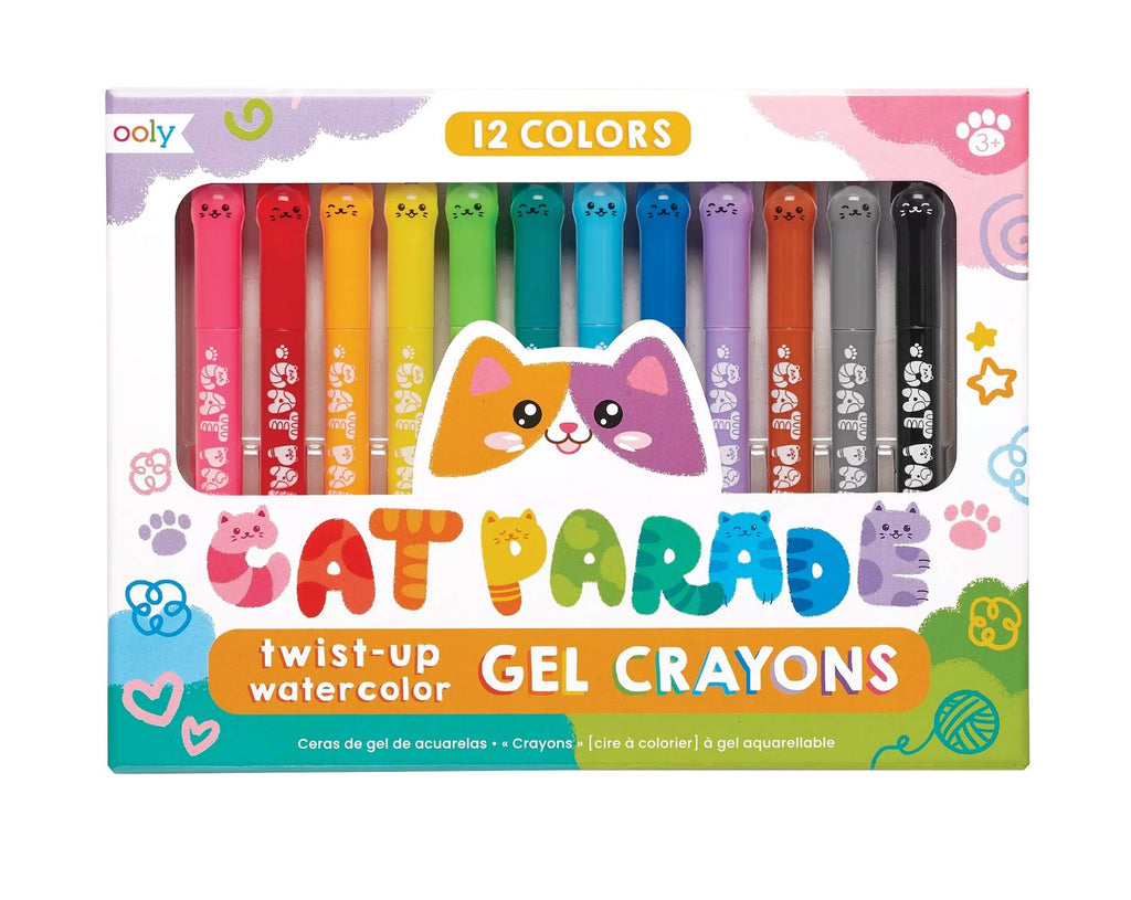 Cat Parade Gel Crayons markers OOLY 