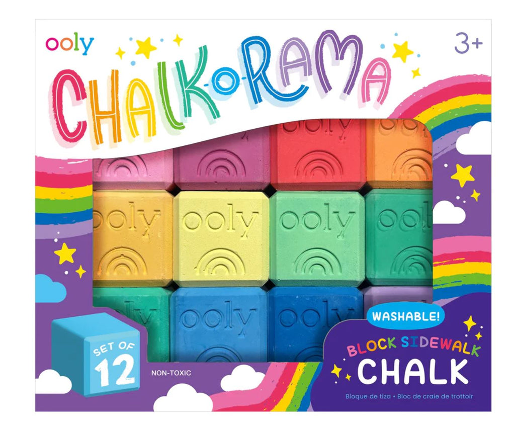 Chalk-O-Rama Block Sidewalk Chalk Arts & Crafts OOLY 