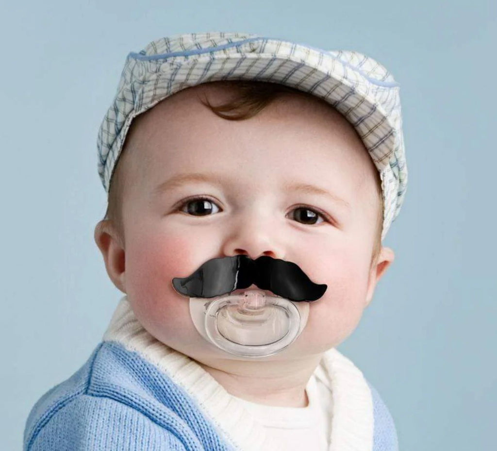 Chill Baby Mustache Pacifier Baby Products Fred & Friends 