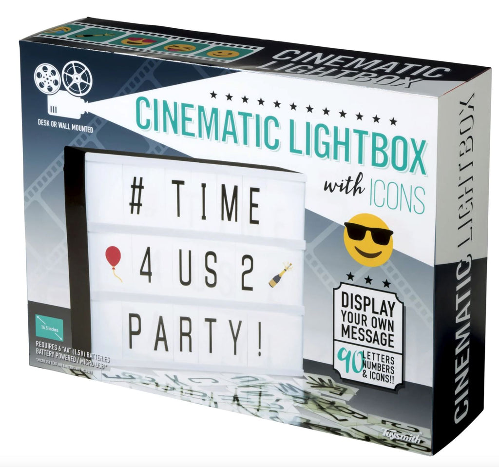 Cinematic Lightbox Sign Toys Toysmith 