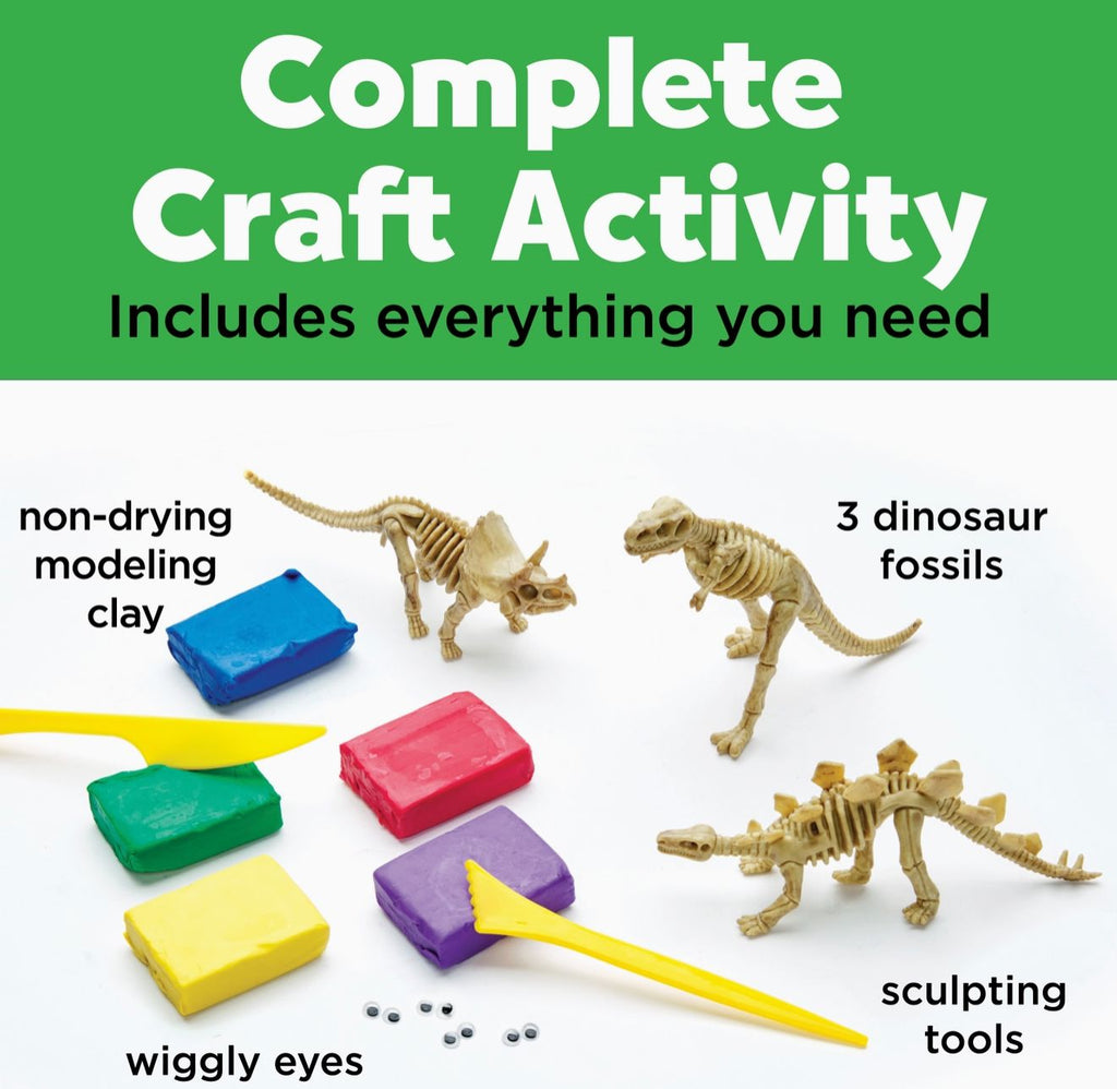 Create with Clay Dinosaurs - Diy Craft Arts & Crafts Faber Castell 