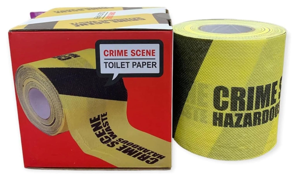 Crime Scene Toilet Paper - Hazardous Waste Prank and Gags Handee Products 