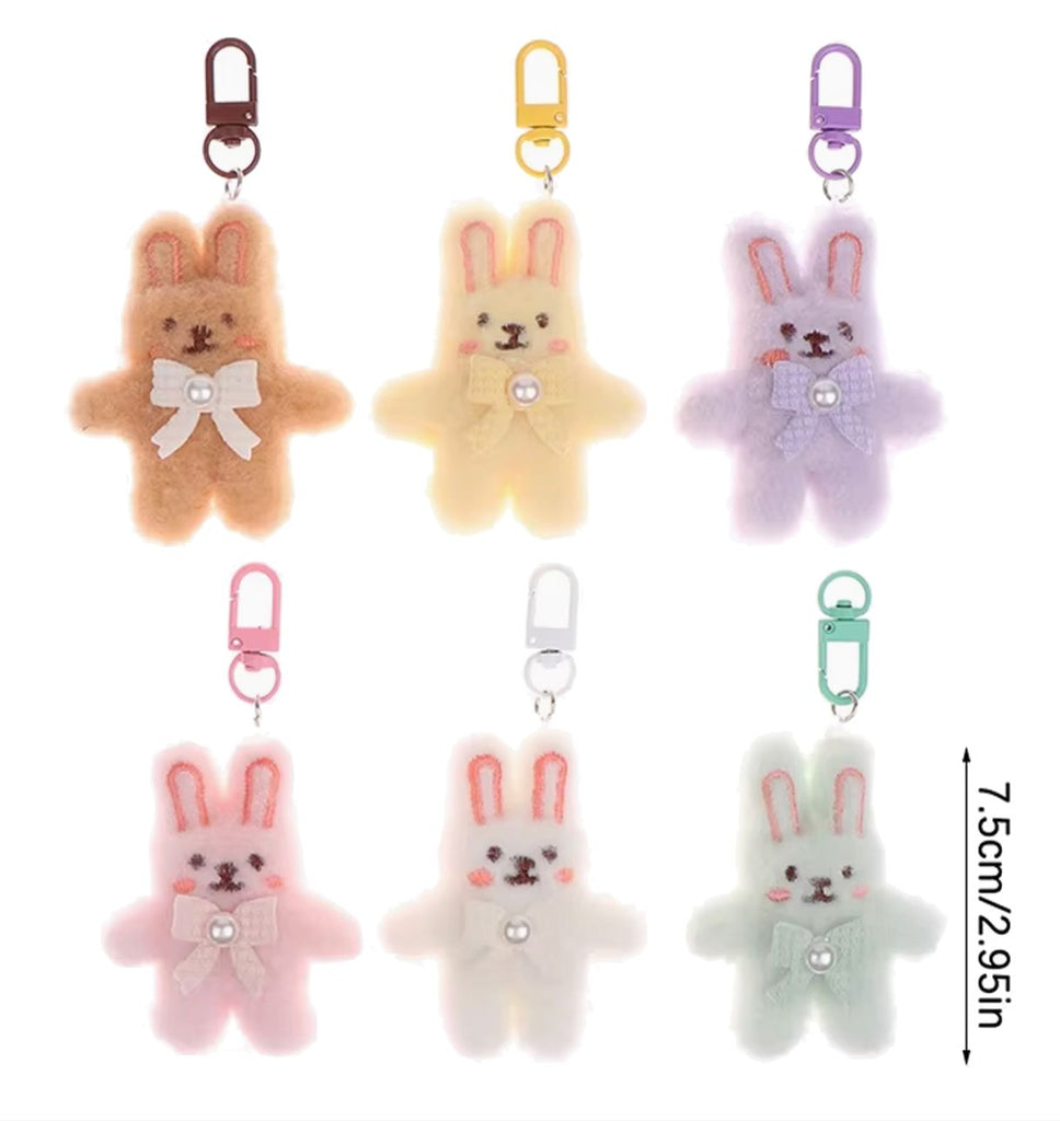 Cute Bunny Plush Keychain Keychain PR GROUPS 