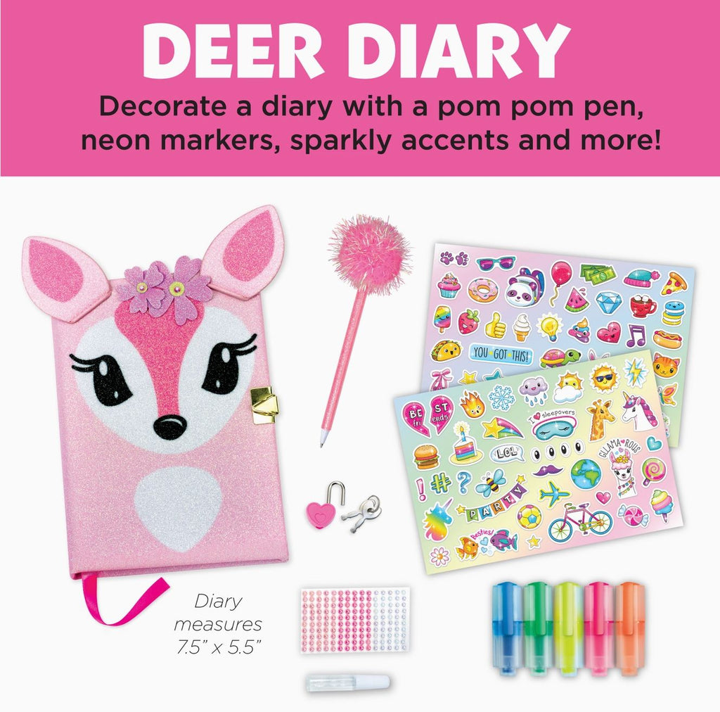 Decorate Your Own Deer Diary Arts & Crafts Faber Castell 