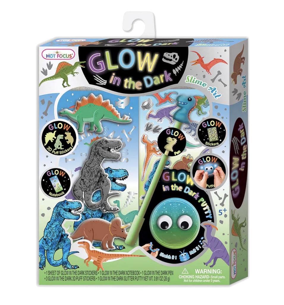 Dinosaur Glow in the Dark Slime Art Toys Hot Focus 
