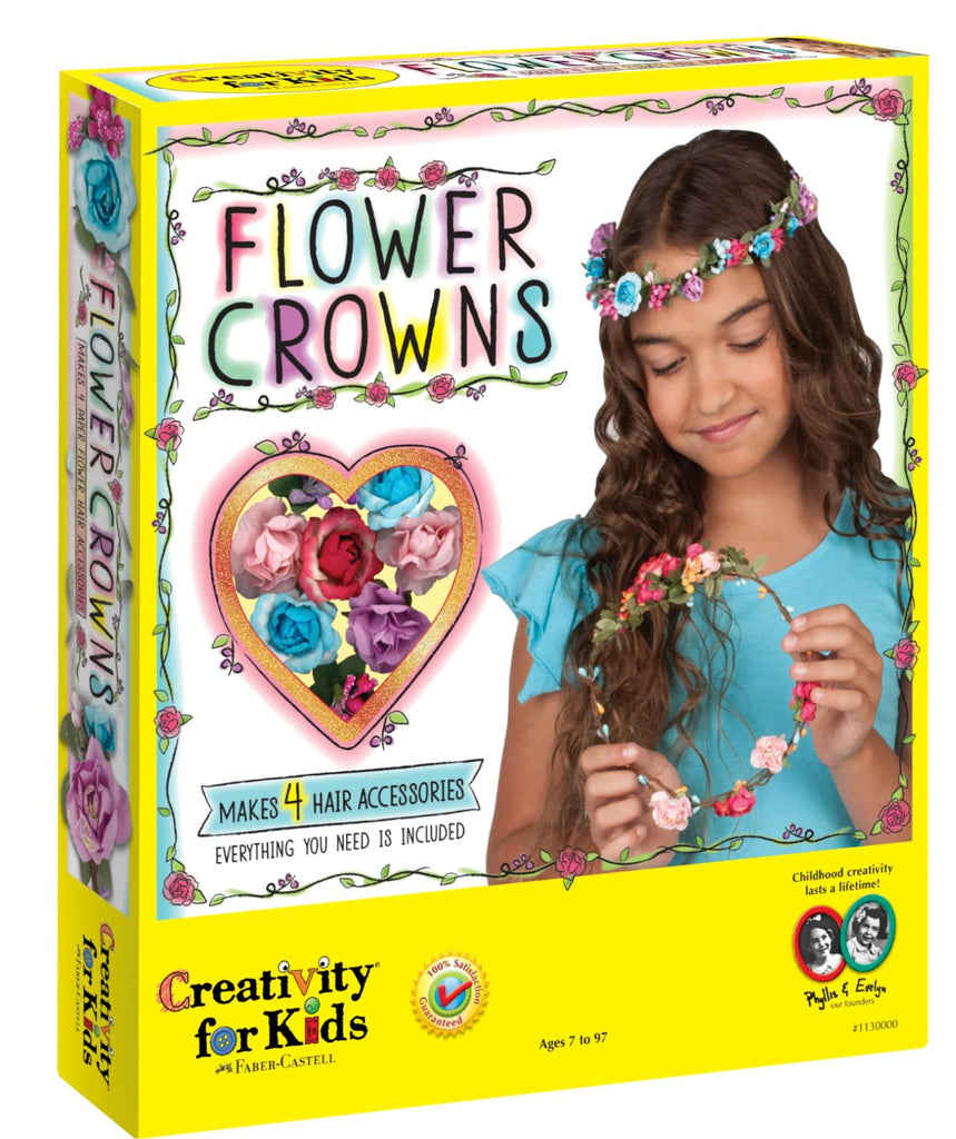 DIY Flower Crowns Kit Toys Faber Castell 