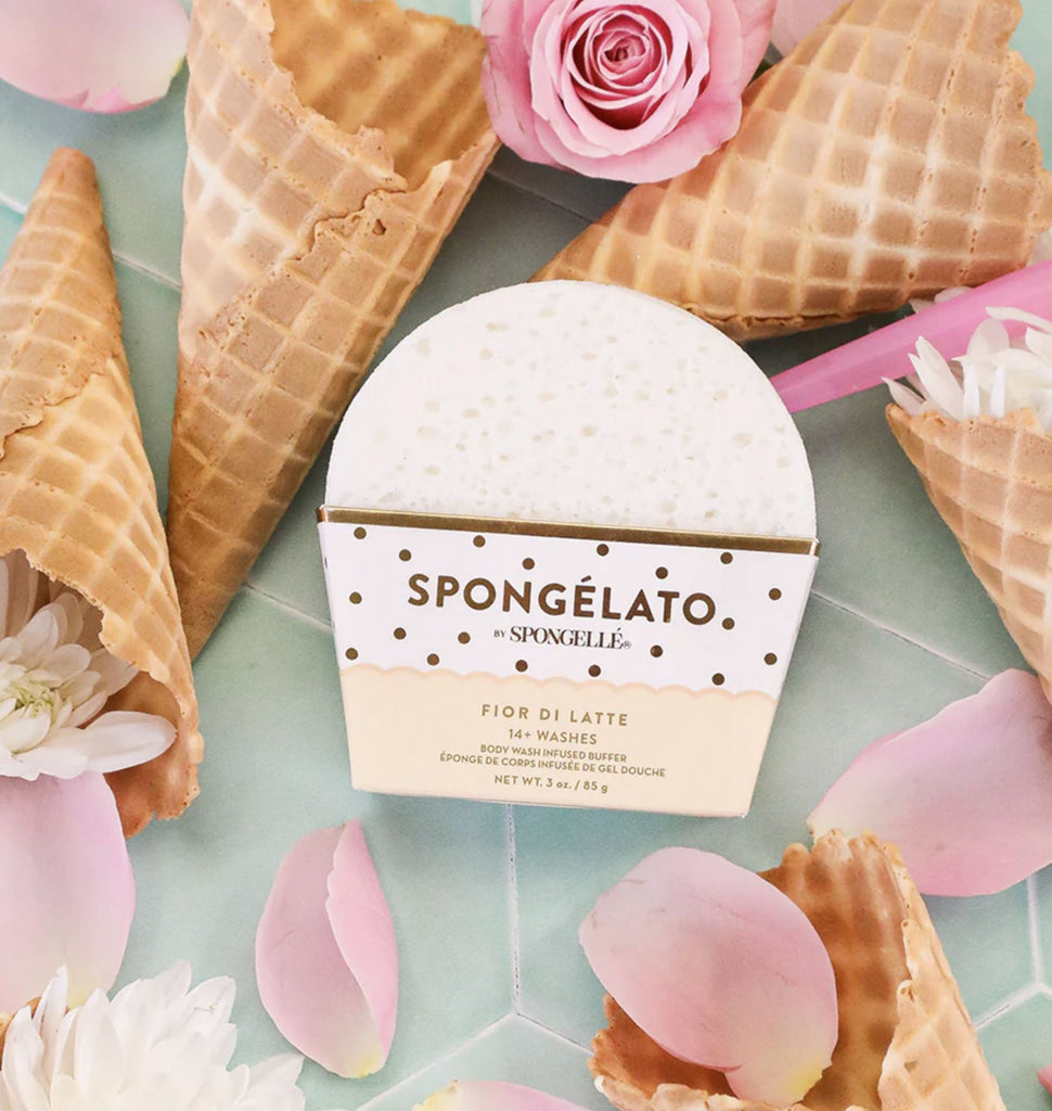 Fior Di Latte Spongelato Boddy Buffer bath Spongelle 