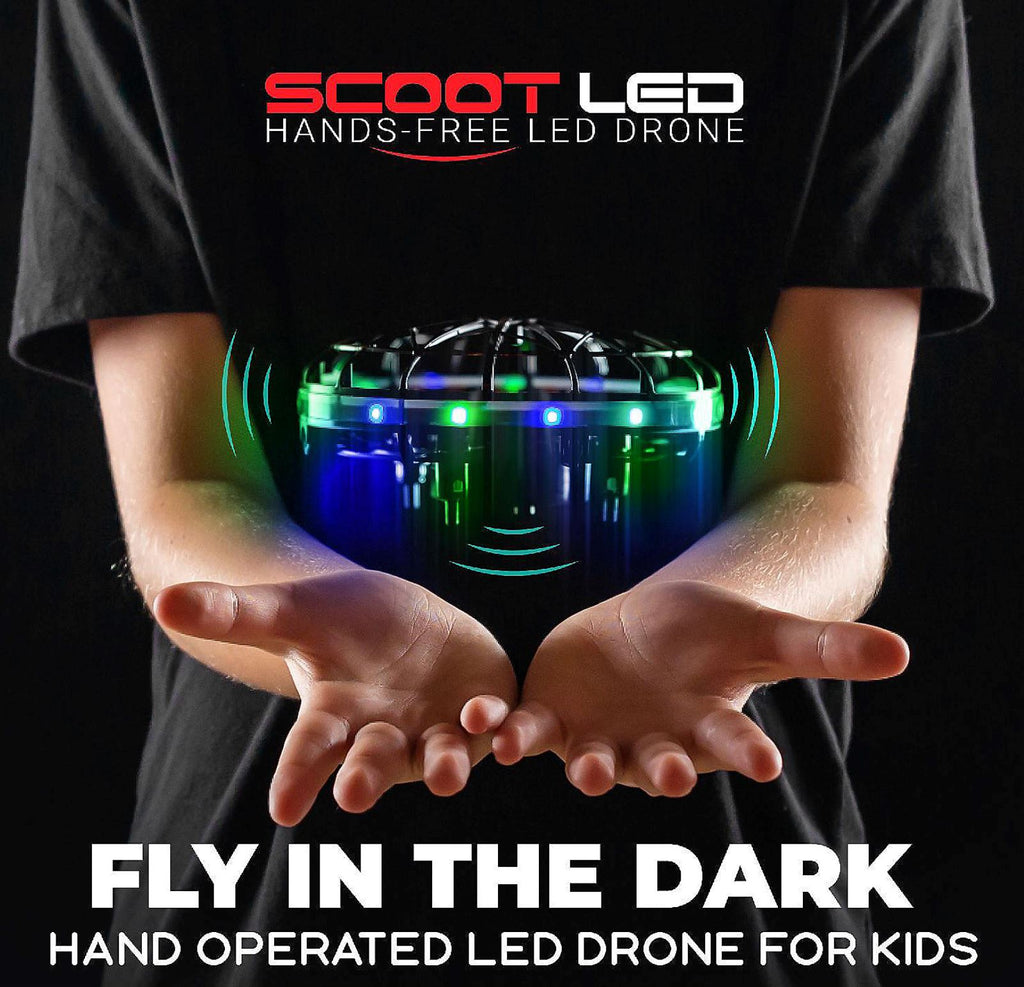 Force1 Scoot LED Hand Operated Drone drone USA Toyz 