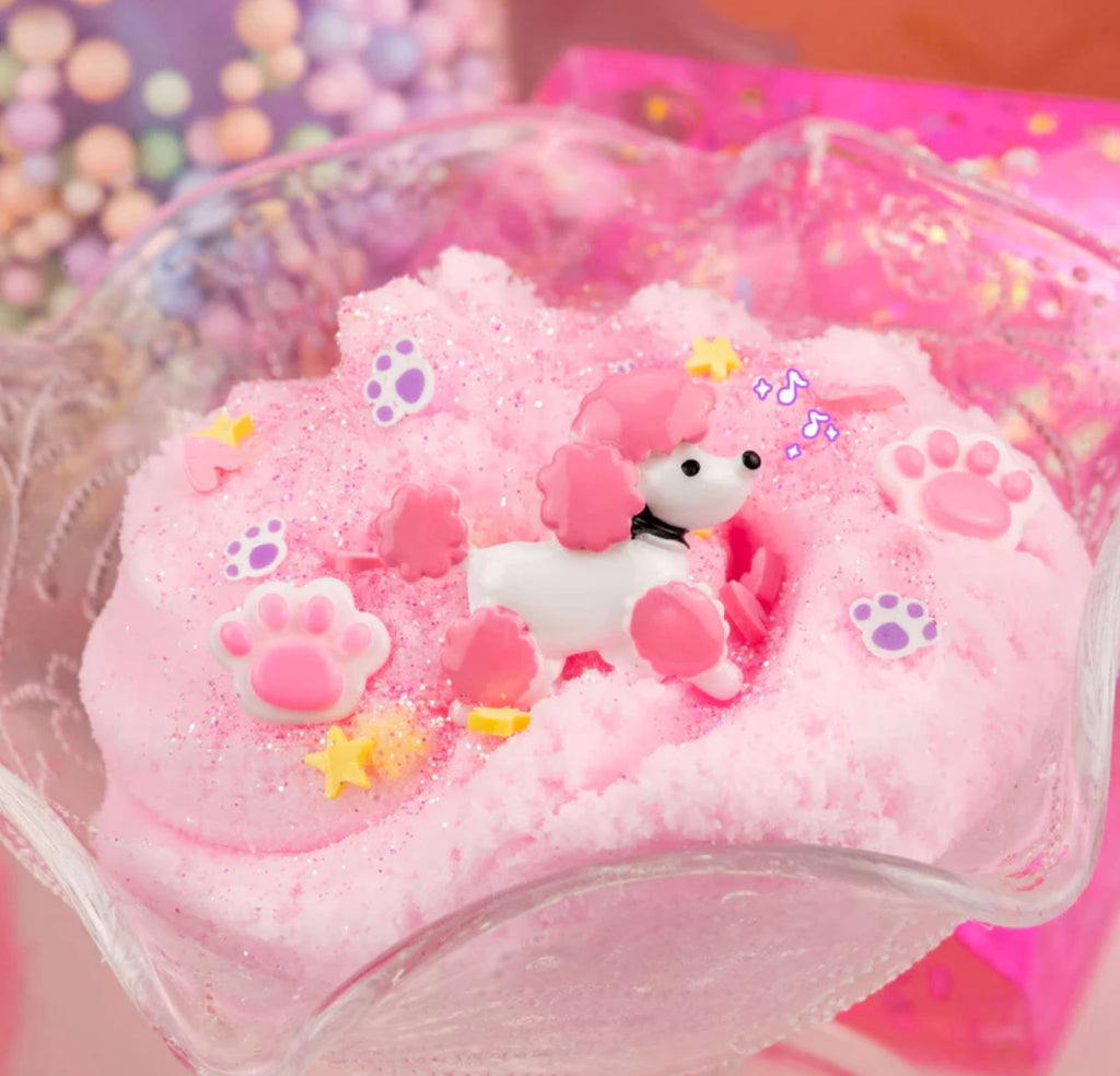 Fuzzy Pink Poodle Cloud Slime Slime Kawaii Slime Company 