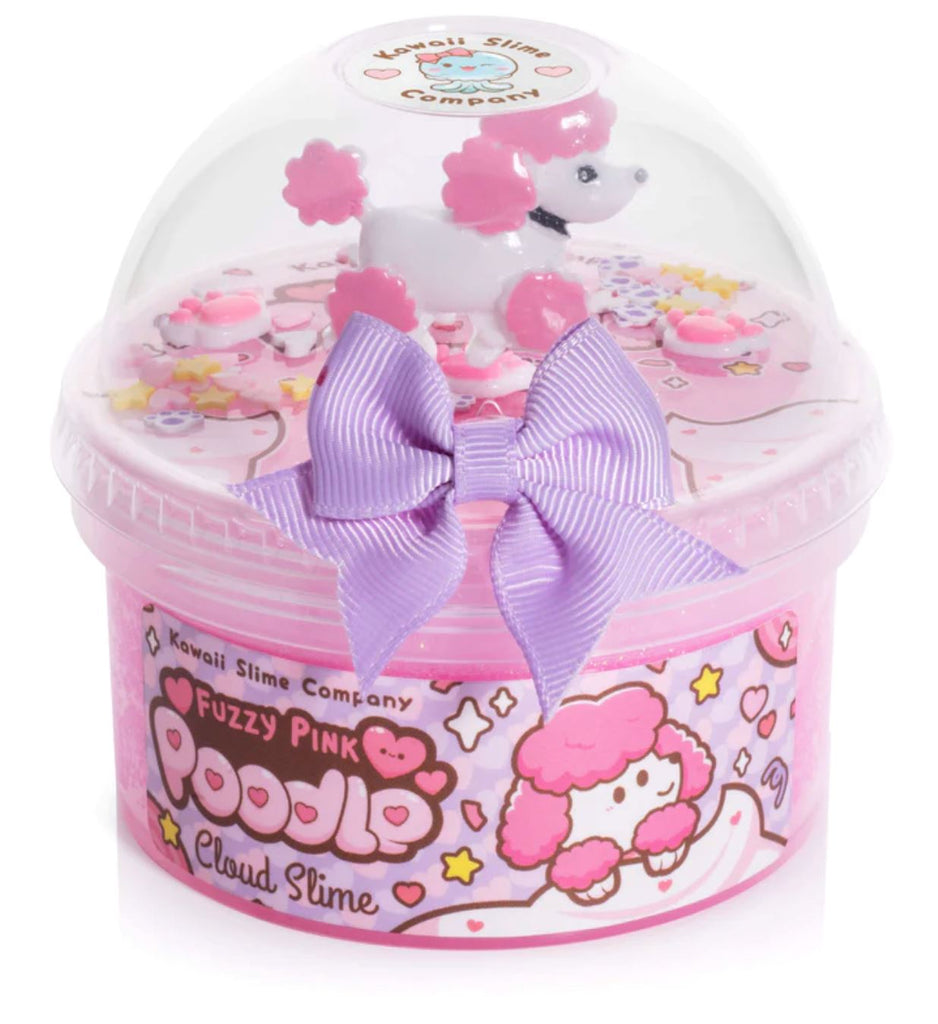 Fuzzy Pink Poodle Cloud Slime Slime Kawaii Slime Company 