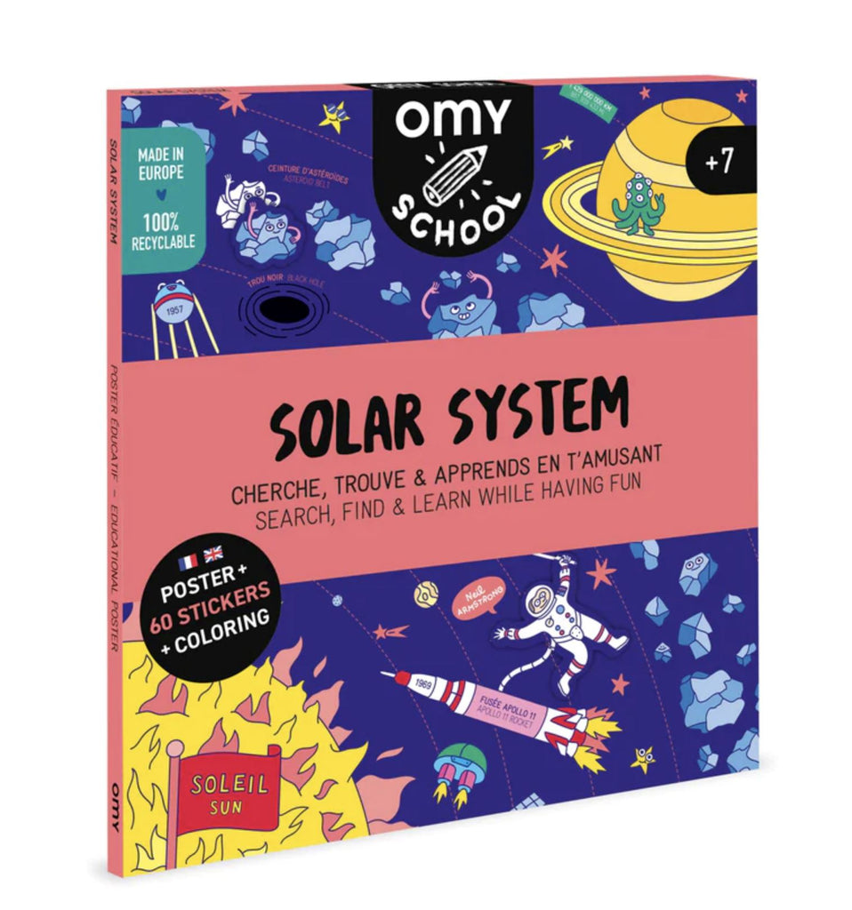 Giant Solar System Coloring Poster Coloring Poster omy 