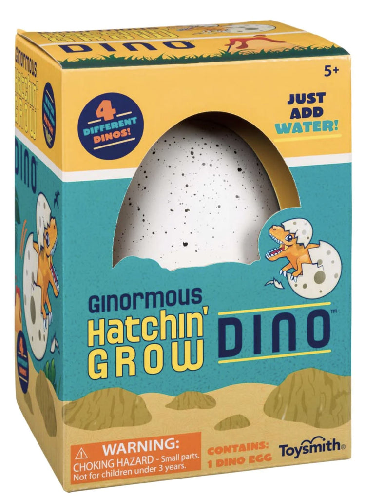 Ginormous Hatchin Grow Dino Egg Toys Toysmith 