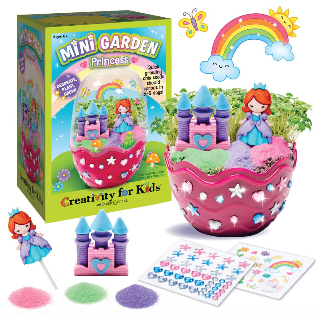 Grow A Mini Garden - Princess - DIY Craft Kit Arts & Crafts Faber Castell 